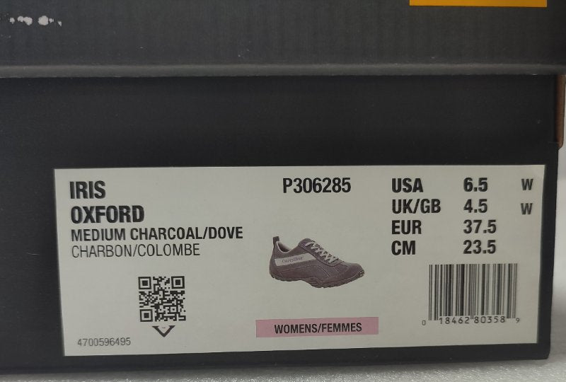 Zapatilla Mujer Medium Caterpillar Iris Oxford Charcoal/Dove