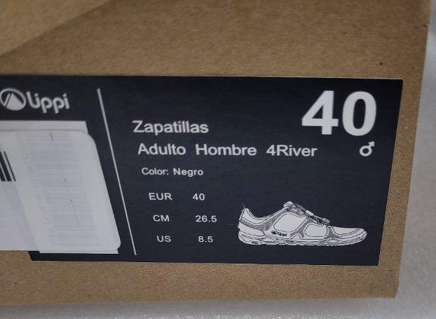 Zapatillas Adulto Hombre Lippi 4river Negro 40