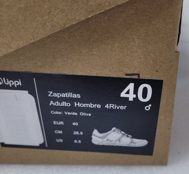 Zapatillas Adulto Hombre Lippi 4river Verde Oliva 40