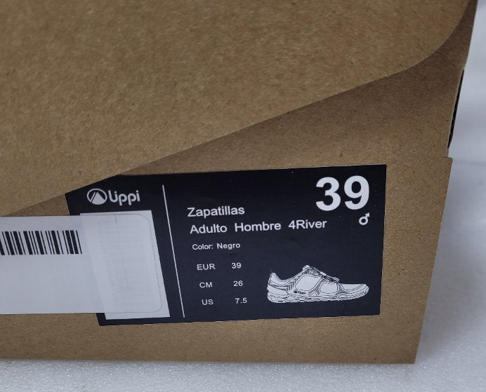 Zapatillas Adulto Hombre Lippi 4river Negro 39