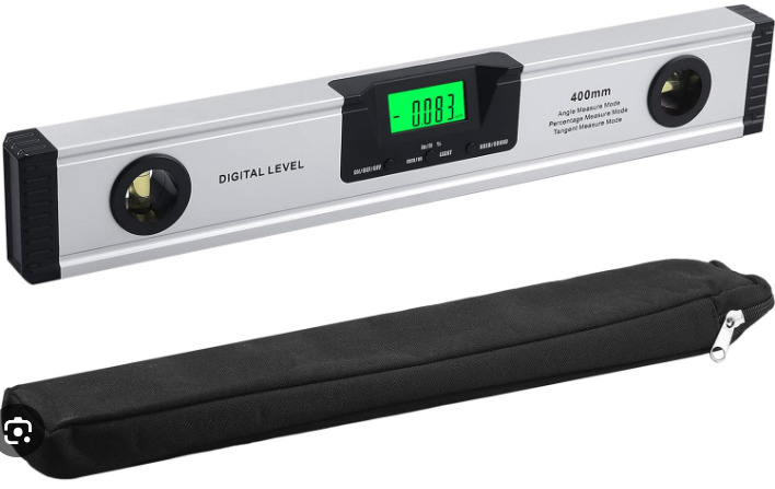 Nivel De Torpedo Digital Transportador Neoteck 16" De Aluminio