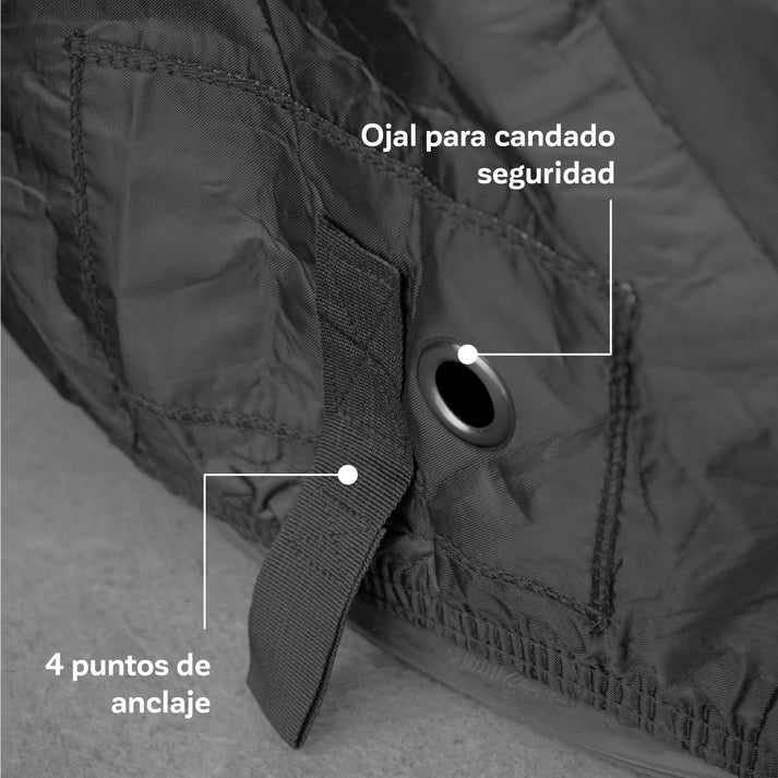 Funda Cobertor Impermeable Auto Suv Wagen Covers 450*182*158cm Negro S