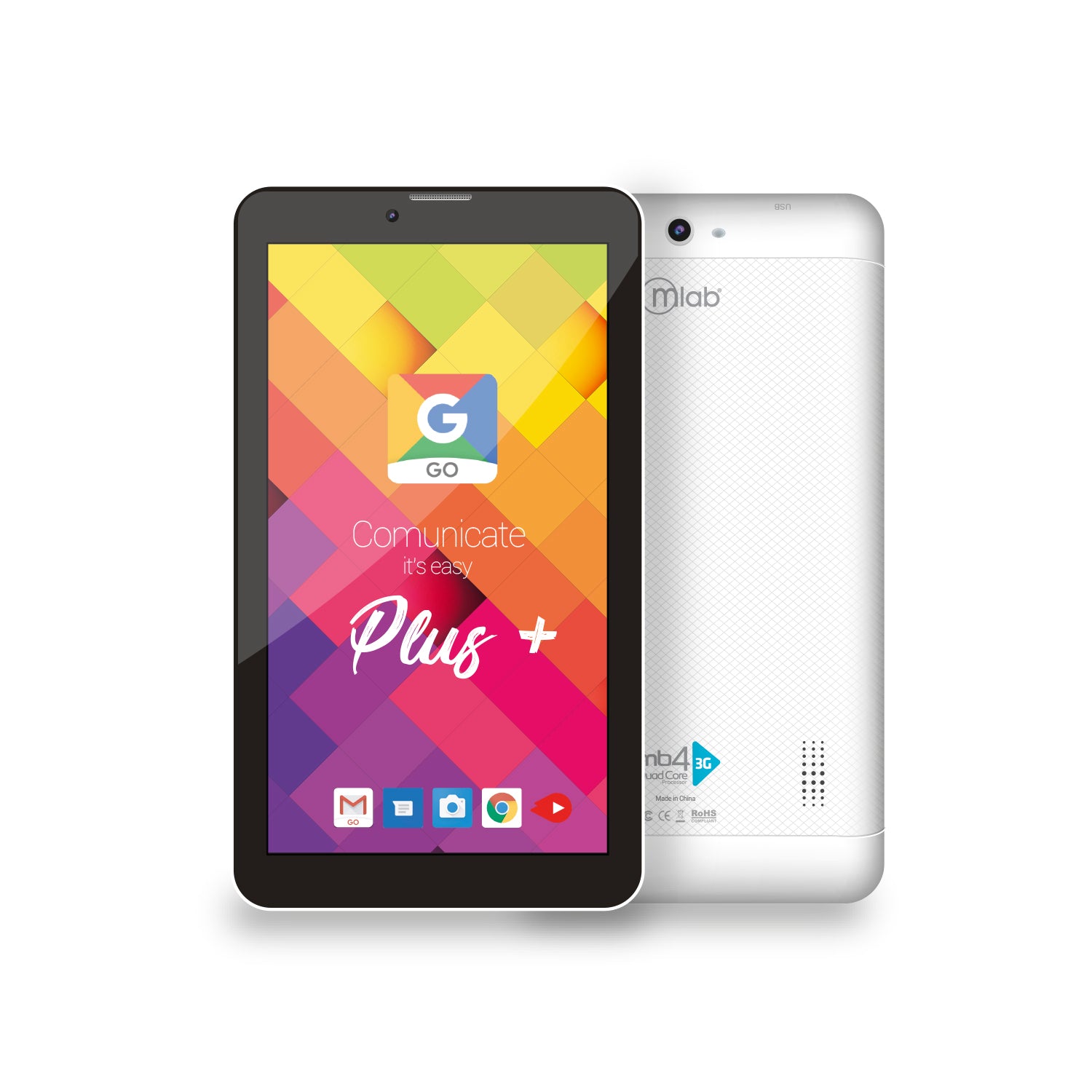 Tablet 7 Plus Microlab Mb4 3G White 3G 1 -16Gb