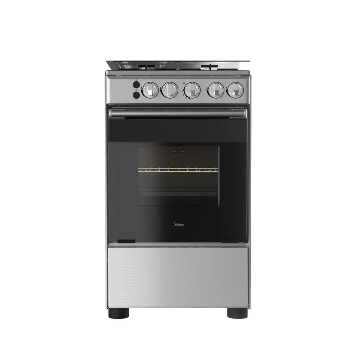 Cocina A Gas 4 Quemadores Procook 200 Midea Mcg-4qsg20ns Silver