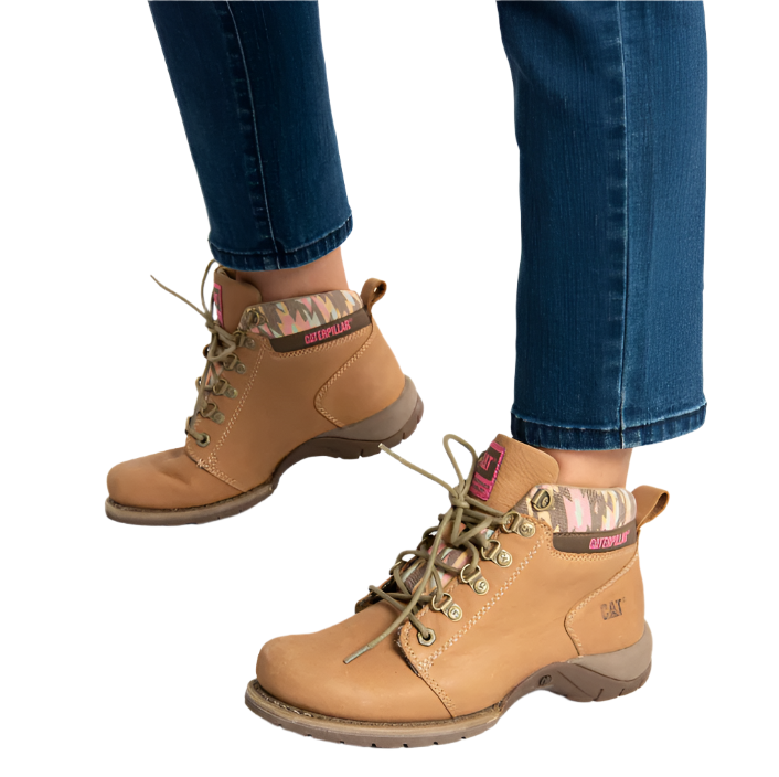 Botines Cuero Cat Canela Carlie Cat Women Femmes