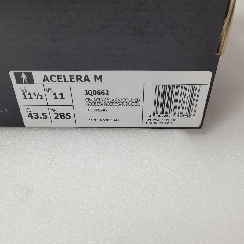 Zapatilla Running Hombre Adidas Jq0662 Negro 11 1/2