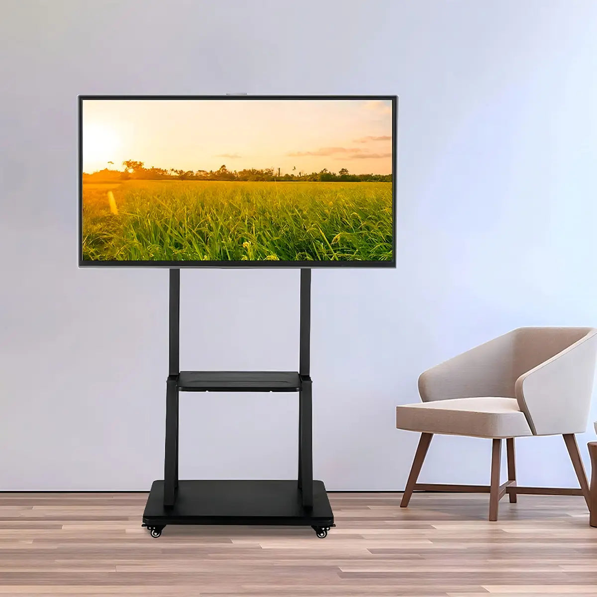 Soporte para TV con Ruedas Genérico 1500S Negro