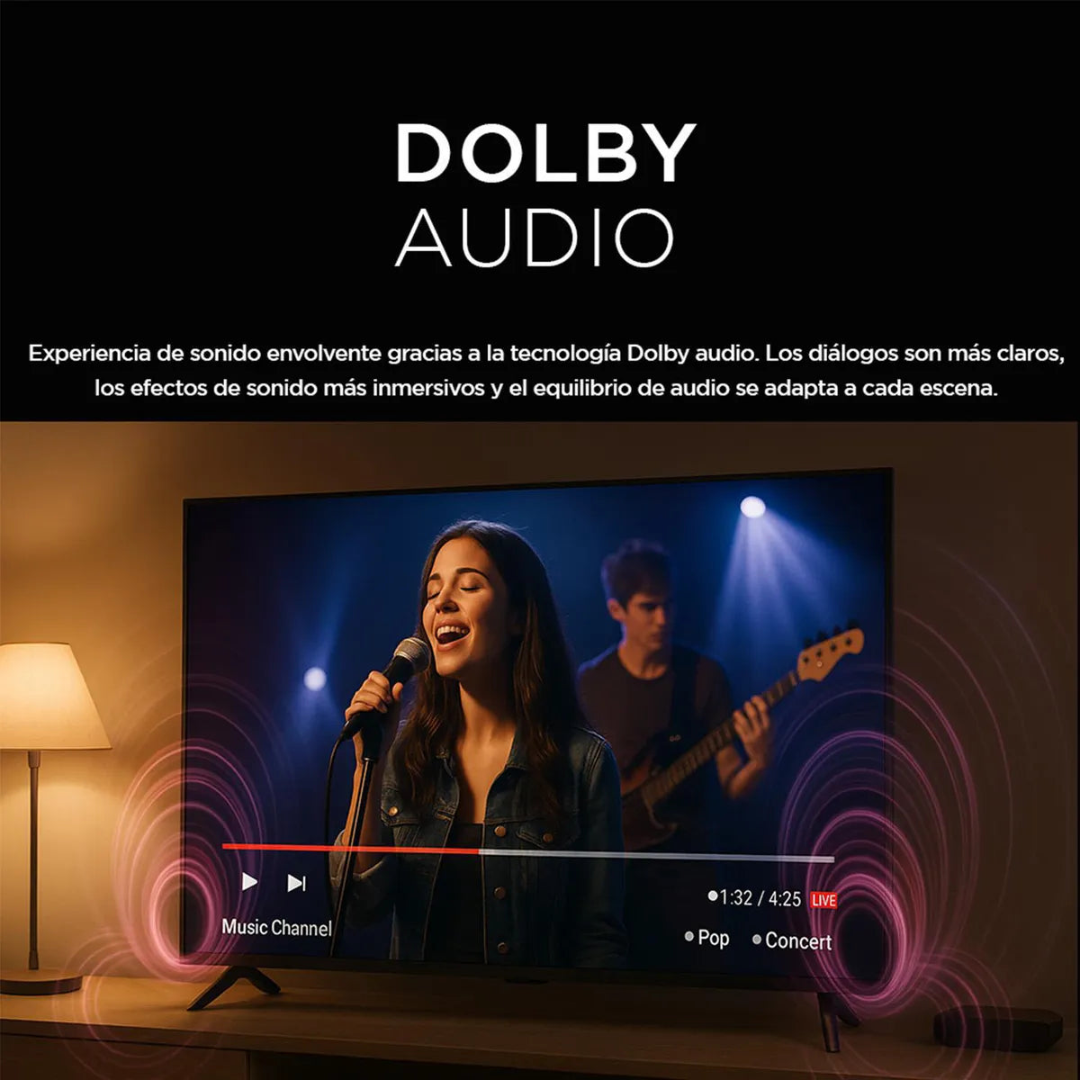 Smart TV 4K UHD CAIXUN C55V1UG 55 Pulgadas
