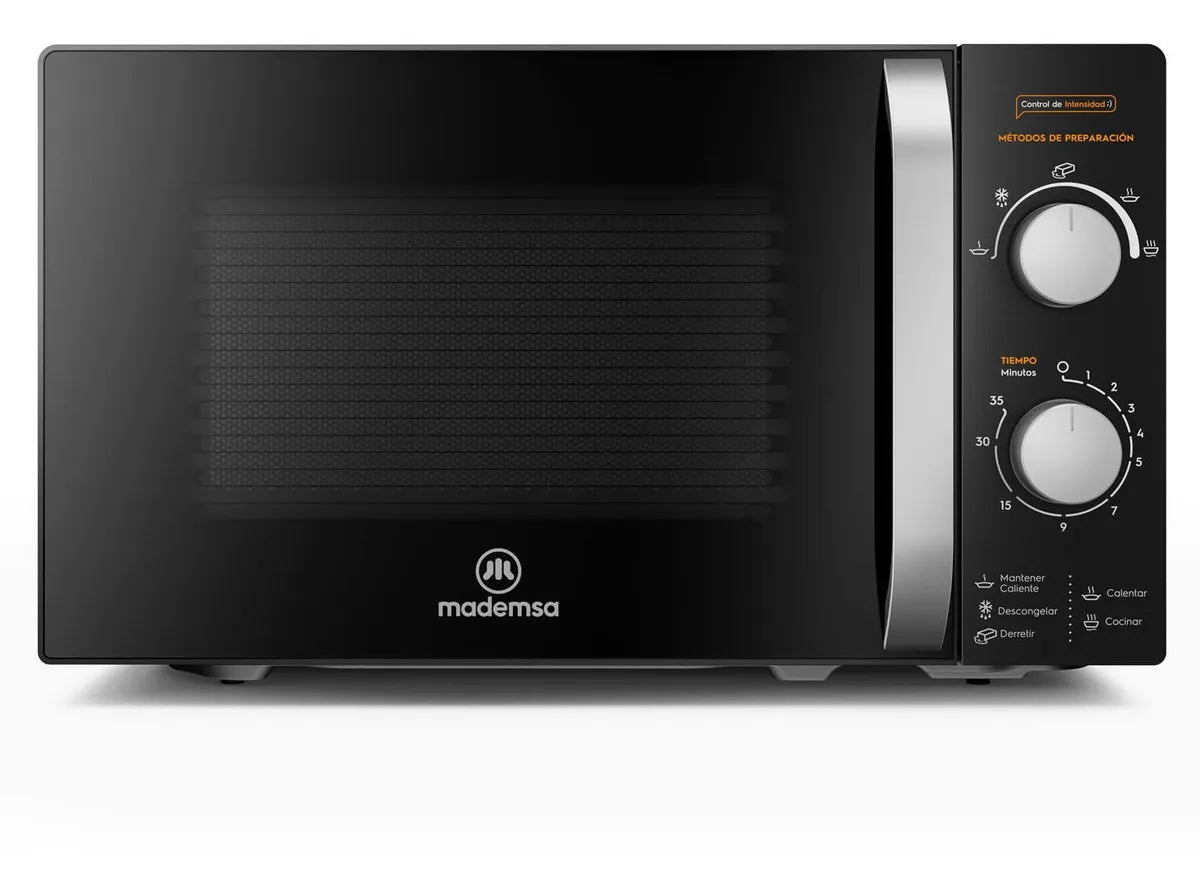 Microondas Mademsa MM20FBM 20 Litros Negro
