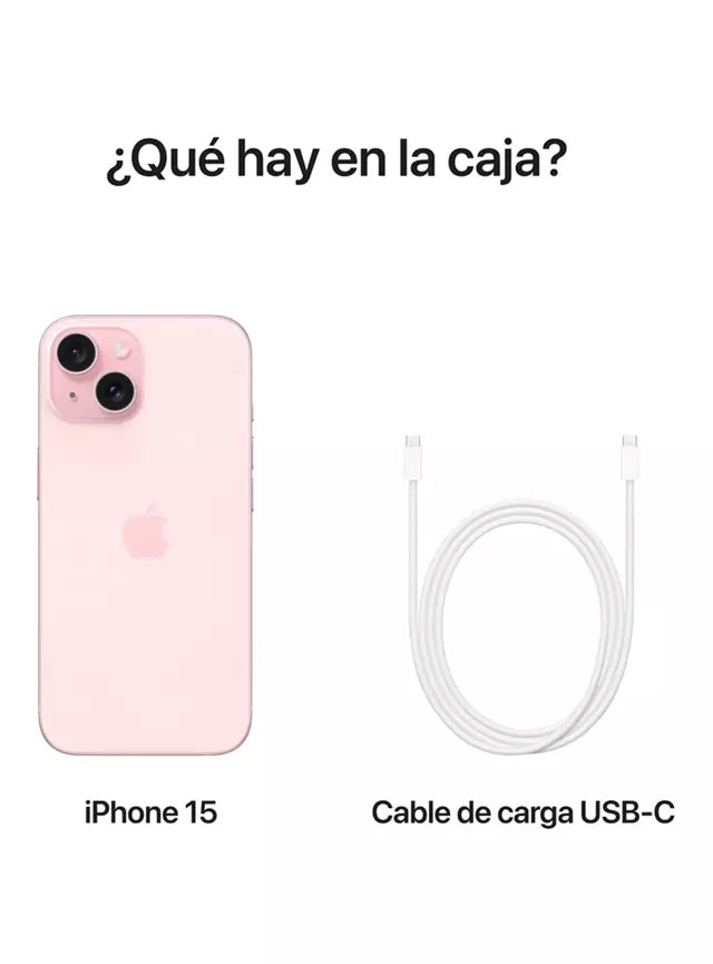 Celular Iphone 15 Apple A3090 Rosado 256 Gb