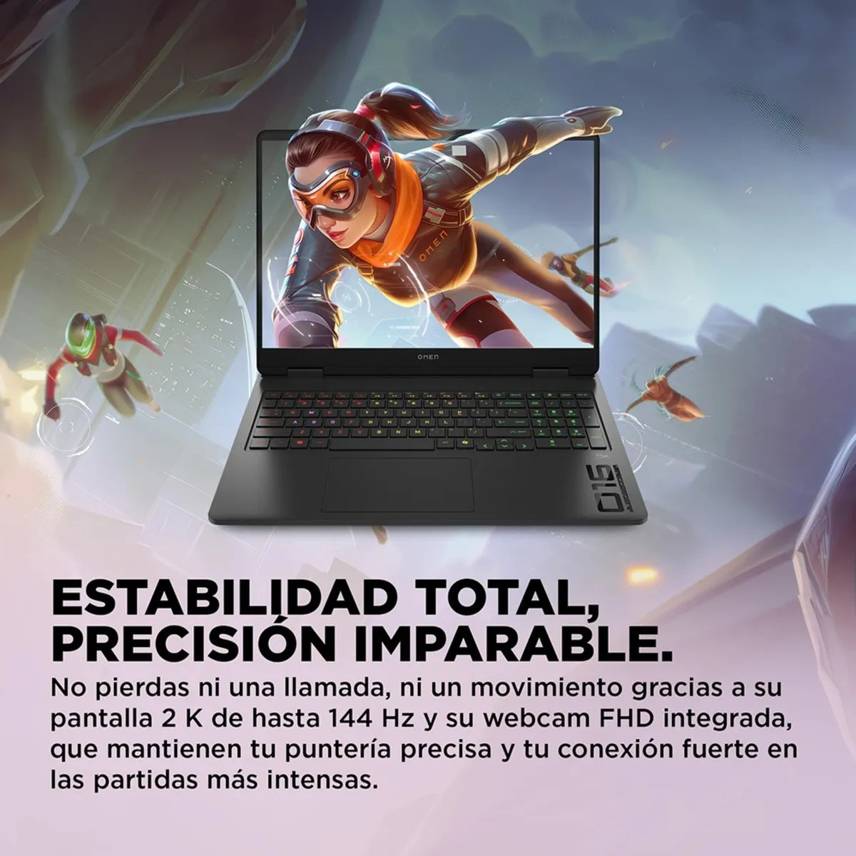 Notebook Gamer HP OMEN 16-AP0002LA AMD Ryzen AI 7 350 16GB 1TB, Negro