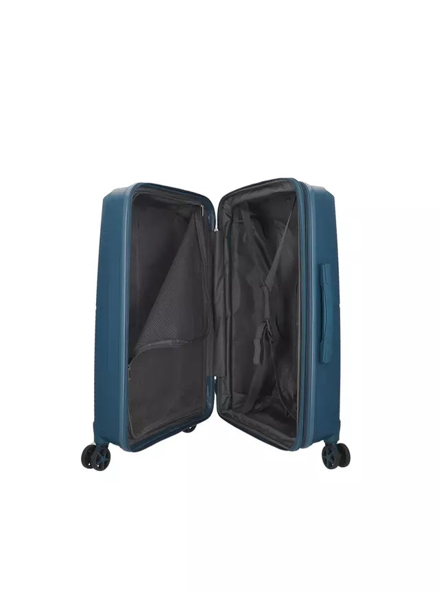 Maleta Saxoline Nickel Azul 62 Litros, 3.4 kilos, 67x46x26 cm, talla M