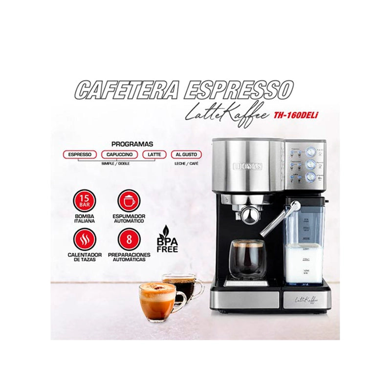 Cafetera Espresso Thomas TH-160DELI Inox