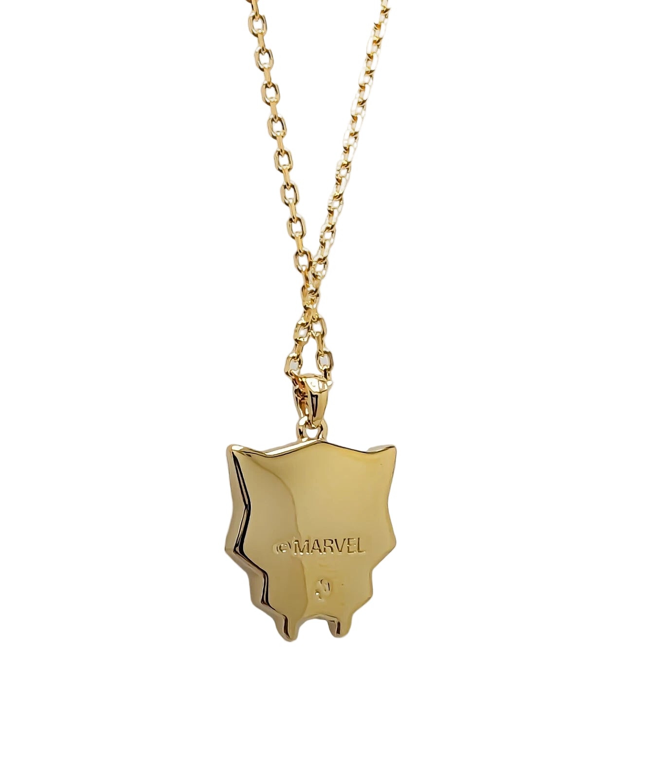 Collar Cara Pantera Marvel Swarovski 5650574 Plateado / Rosado
