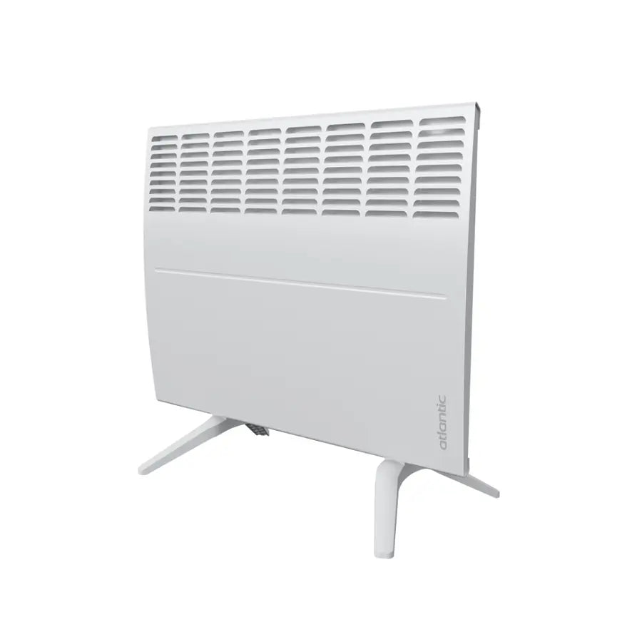 Calefactor Eléctrico Con Termostato Atlantic F120 Design 1000W Blanco Bosca