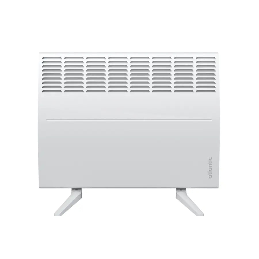 Calefactor Eléctrico Con Termostato Atlantic F120 Design 1000W Blanco Bosca