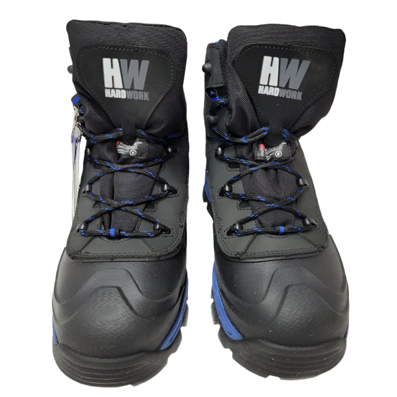 Bota De Seguridad Hardwork Bering Hiker C Azul-Negro Talla 44