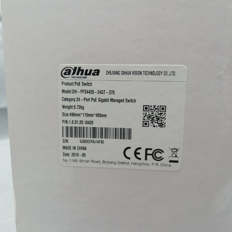 Ethernet Switch Dahua Dh-Pfs4428-24Gt-370