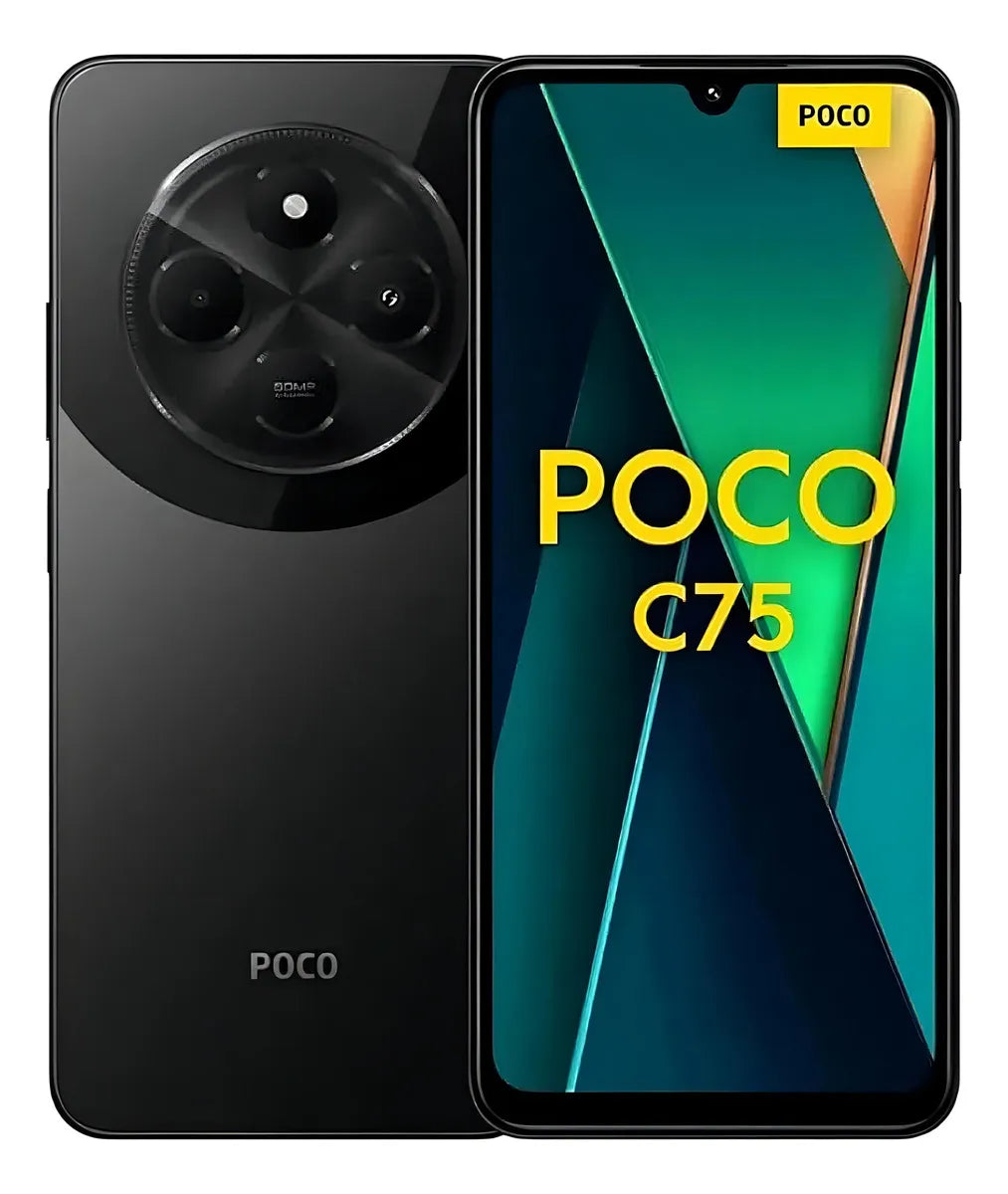 Celular Xiaomi Poco C75 2410 fpcc 5g Negro Ram: 8gb / Rom: 256gb