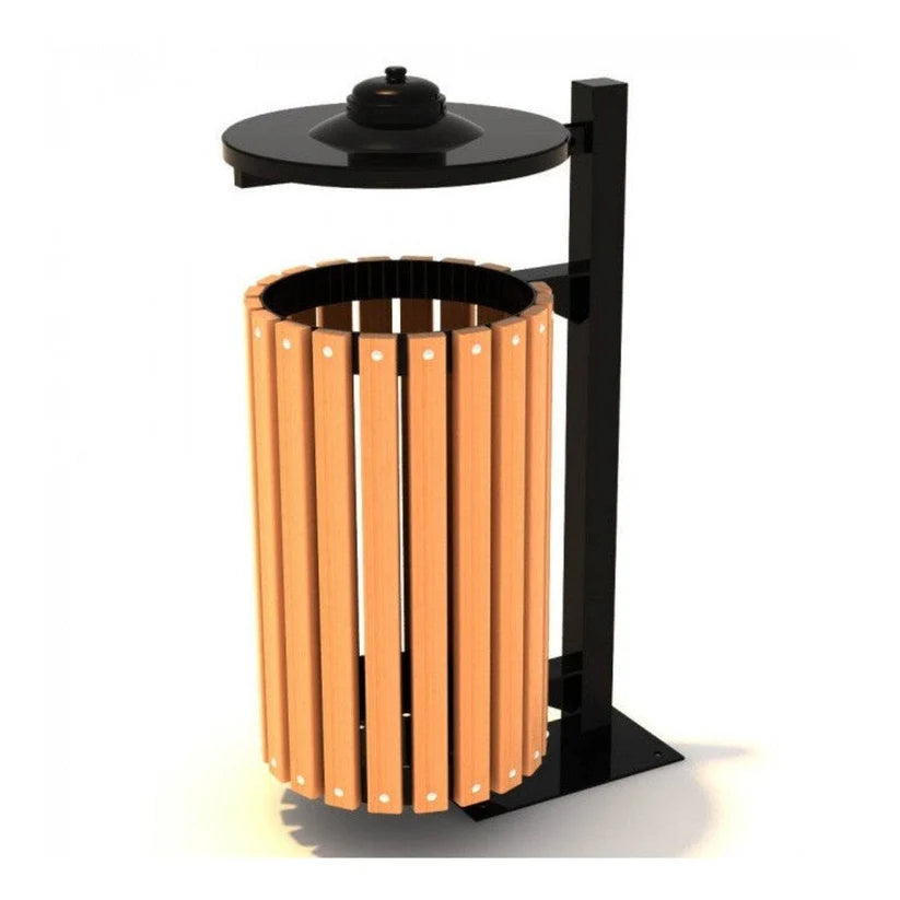 Basurero de Madera Pro Garden Market, Negro