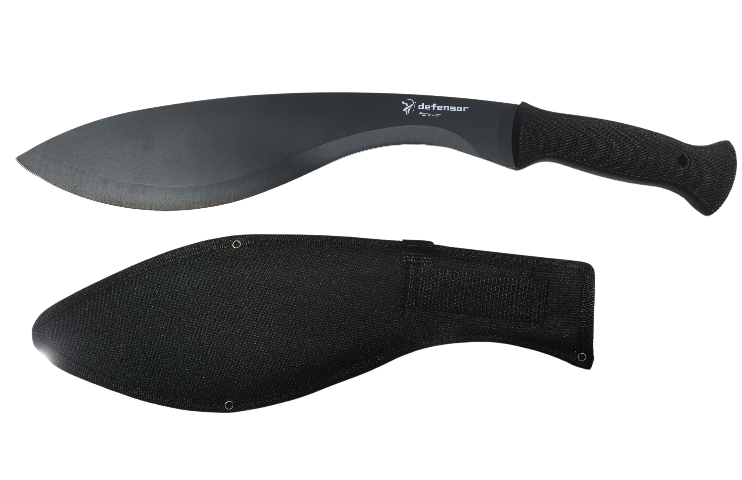 Cuchillo De Sobrevivencia Defensor Forever  Kukri Negro 43cm