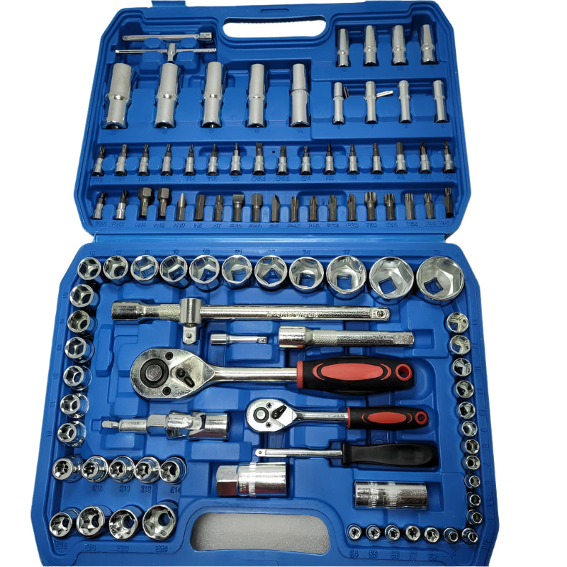 Maleta Dados Tubo 1/4 Y 1/2 Tools Tn0305 / Profesional Gris 108pcs