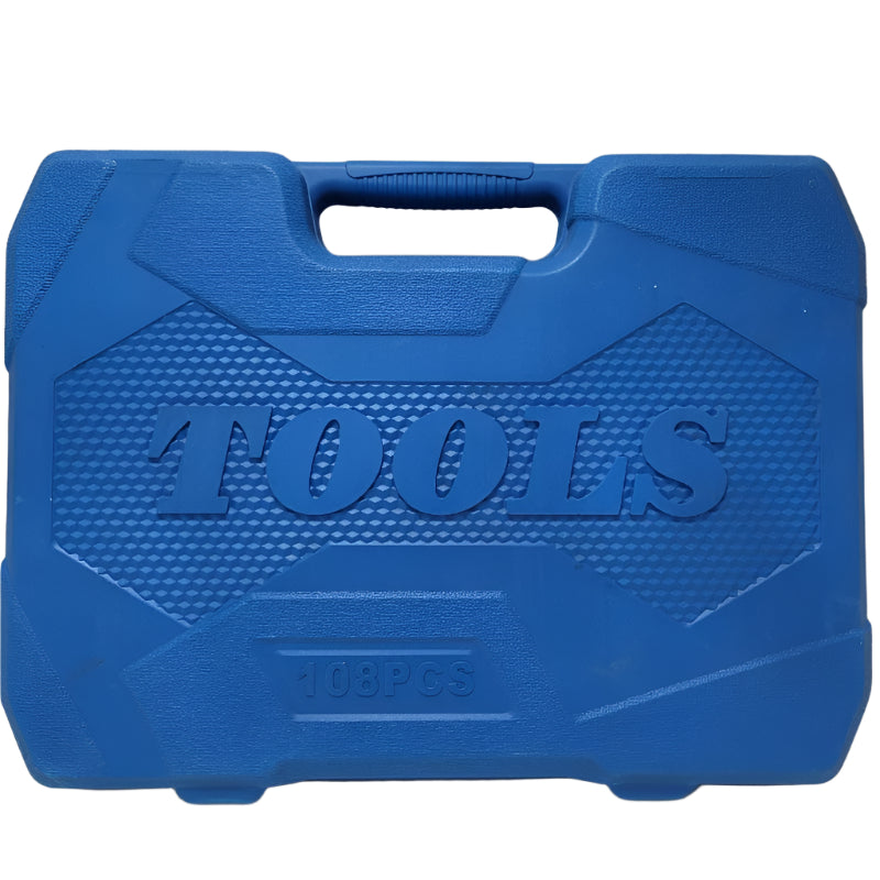 Maleta Dados Tubo 1/4 Y 1/2 Tools Tn0305 / Profesional Gris 108pcs
