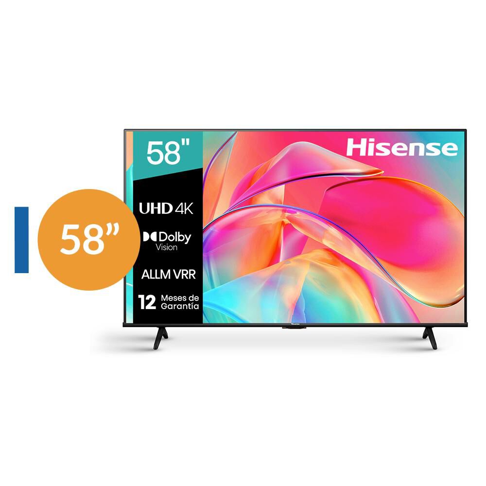 Led 58" Hisense 58A6K Ultra HD 4K Smart TV [Open box]  [Wall]