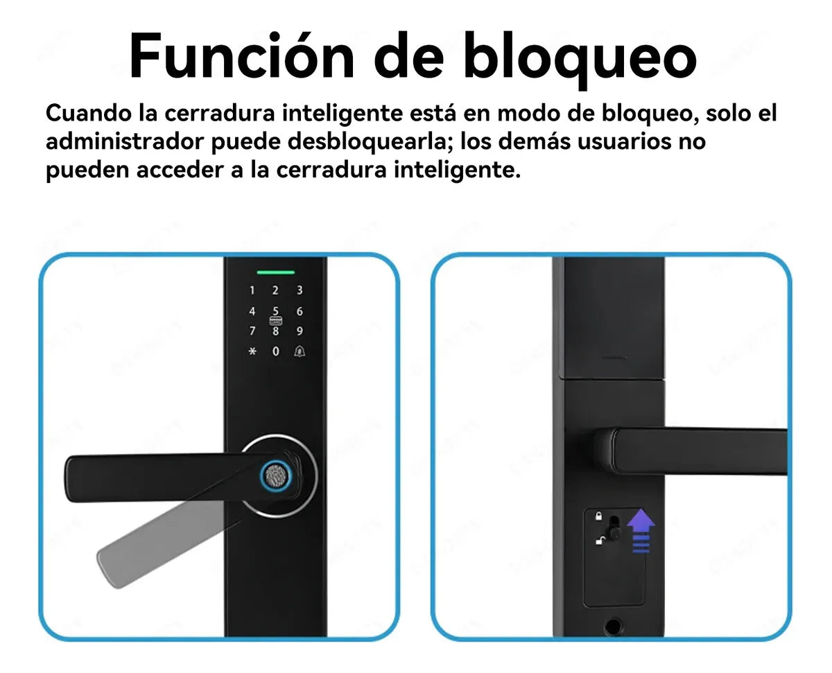 Cerradora Digital Verci S008M Izquierda con Cerradura Inteligente