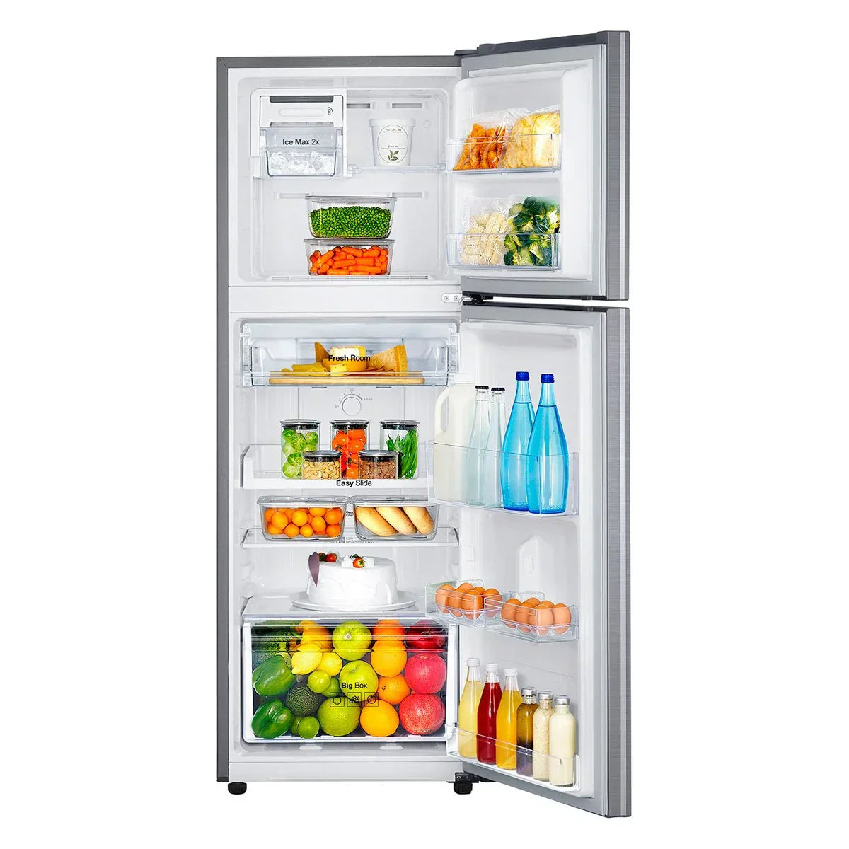 Refrigerador Samsung RT22FARADS8 Gris 234Litros