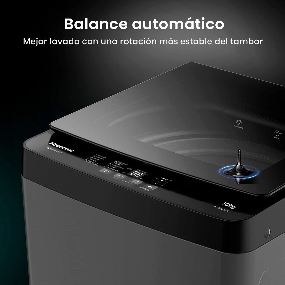 Lavadora Automática Hisense WT3K1031UT 10kg