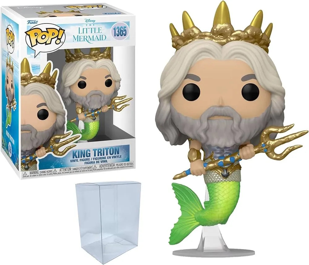 Figura De Coleccion Funko Pop Litte  Mermaid  1365  / King  Triton