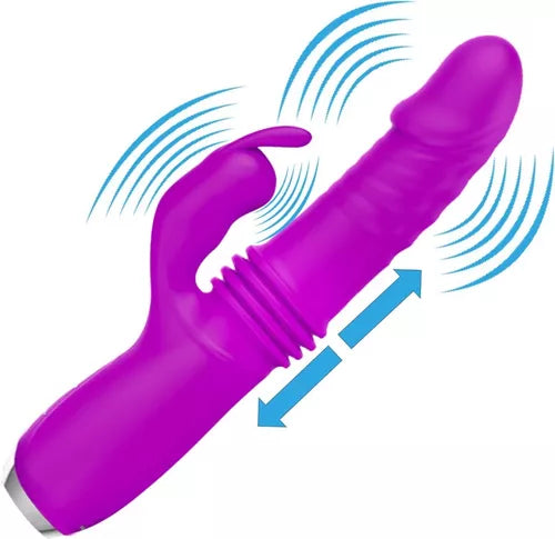 Vibrador Consolador Pretty Love Dorothy Silicona Recargable Morado