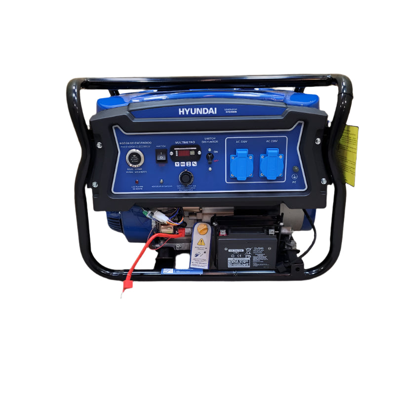 Generador A Gasolina Hyundai Hyg4050e Azul 15lts