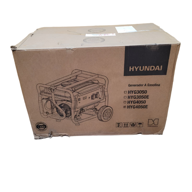 Generador A Gasolina Hyundai Hyg4050e Azul 15lts