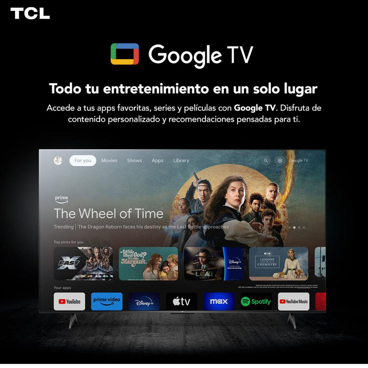 Smart TV TCL QLED 65TC6 4K UHD 65 pulgadas