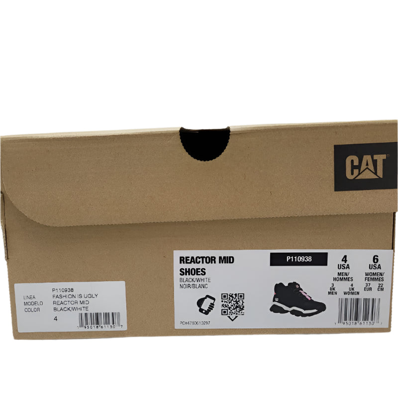 Botin Cat Reactor Mid Negro Talla 37