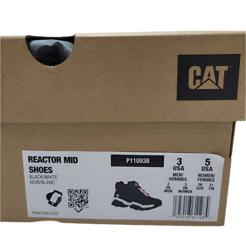Botin Cat Reactor Mid Negro Talla 36