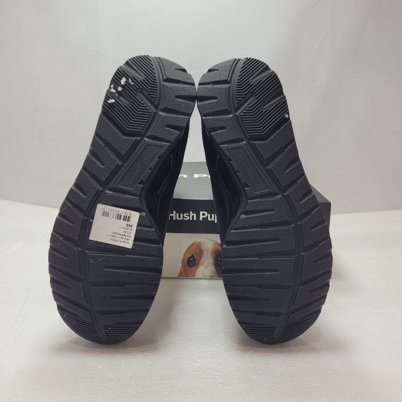 Botin Cuero Hush Puppies Coley Negro 36 Femenino