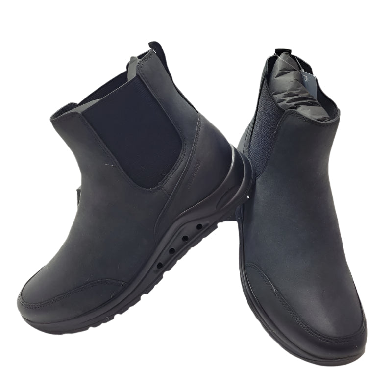 Botin Cuero Hush Puppies Coley Negro 36 Femenino
