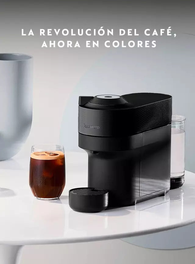 Cafetera Nespresso Vertuo Pop Negra