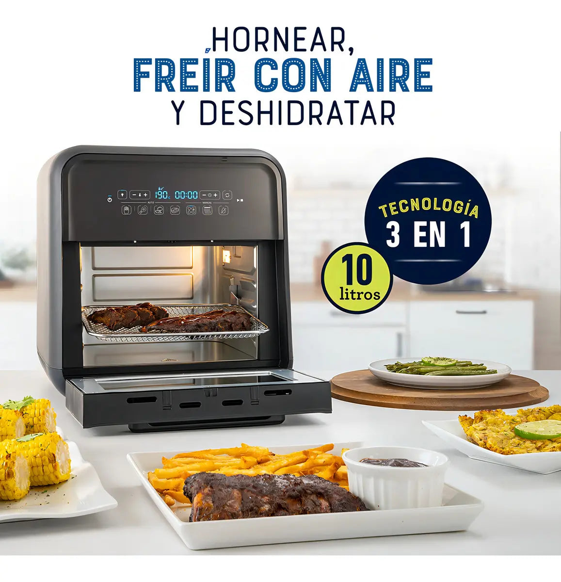 Freidora de Aire Oster CKSTAFOV3C 10 Litros