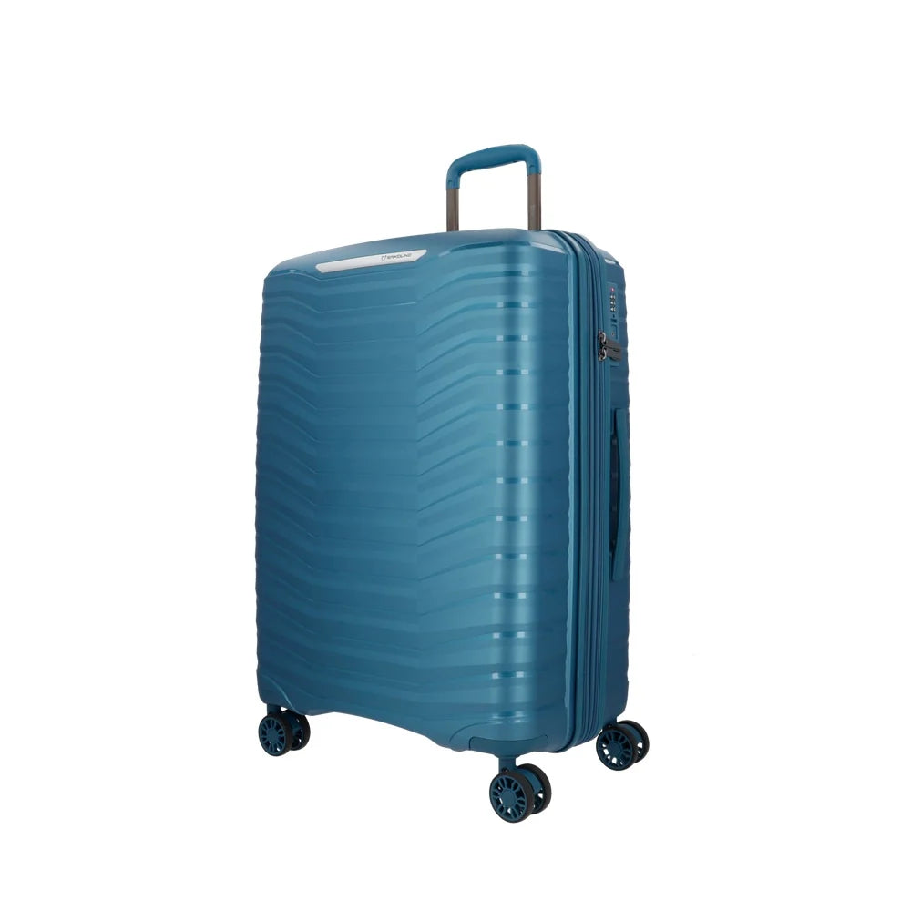 Maleta de Viaje Saxoline Titanium Mediana 66 Litros, Azul