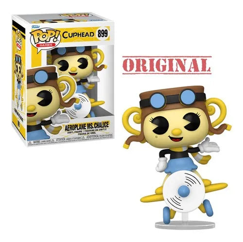 Figura  De Coleccion Funko Pop Aeroplane Ms. Chalice / Cuphead