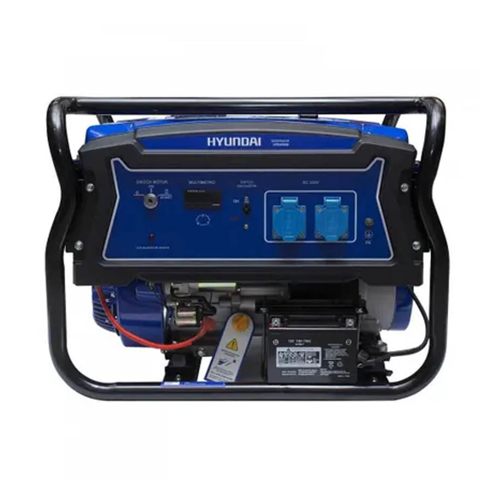 Generador A Gasolina Hyundai Hyg4050e Azul 15lts