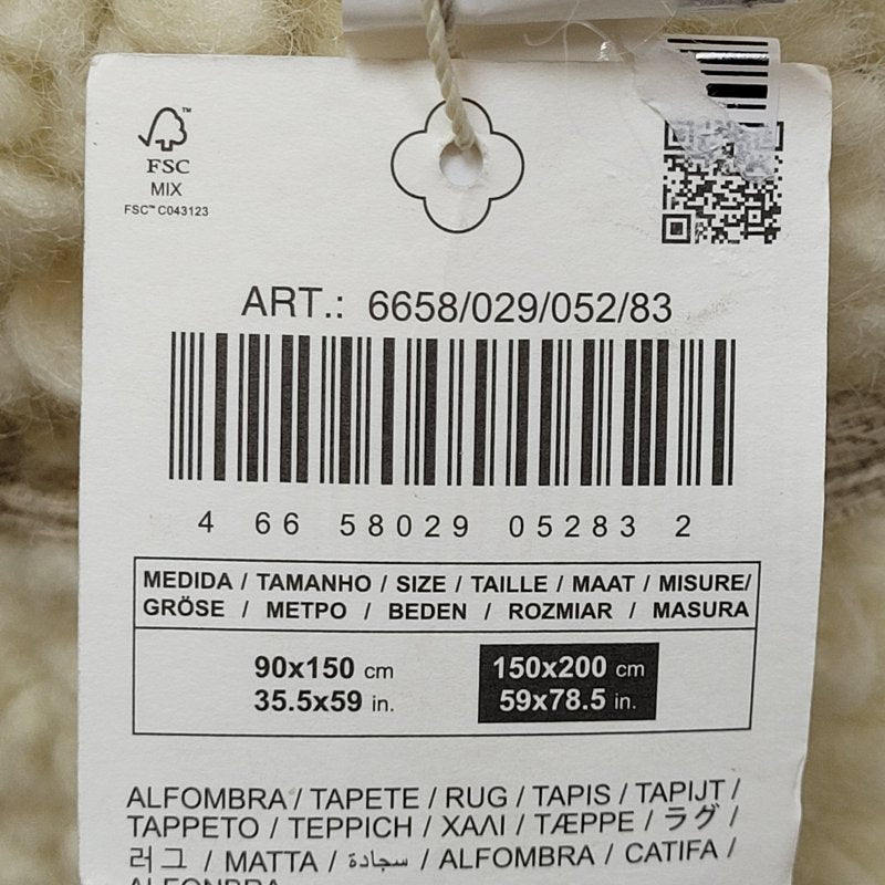 Alfombra Lana Zara Home Kids Beige 150x200