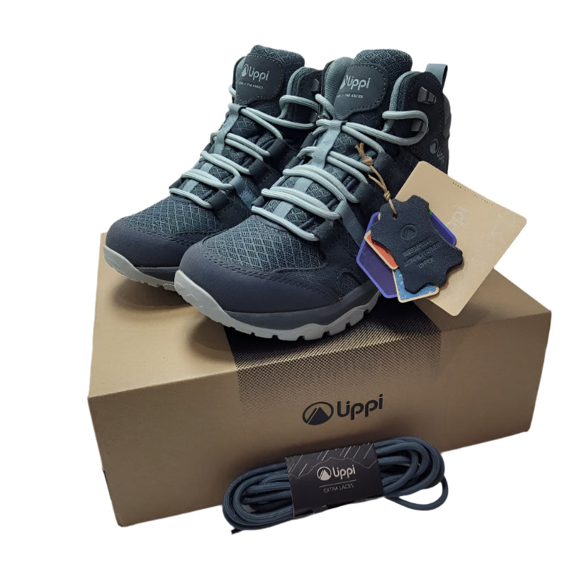 Botin Adulto Mujer Lippi Tellus Mid Acero Oscuro talla 35