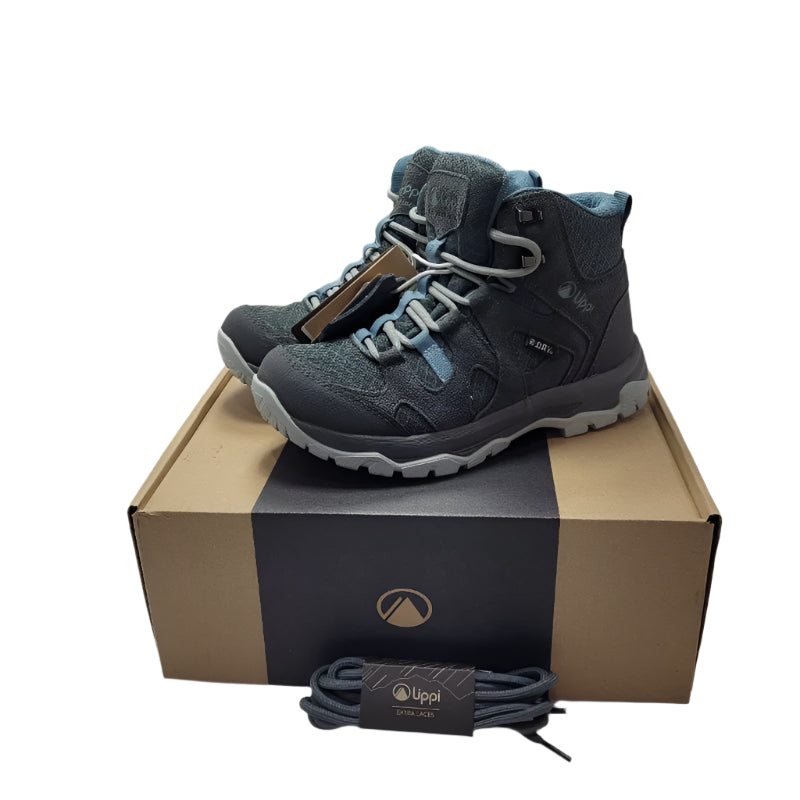 Botin Mujer Lippi Tellus Mid Acero Oscuro 35 Femenino