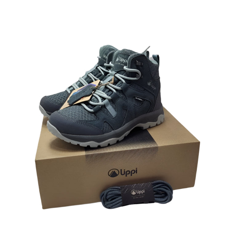 Botin Adulto Mujer Lippi Tellus Mid Acero Oscuro talla 37