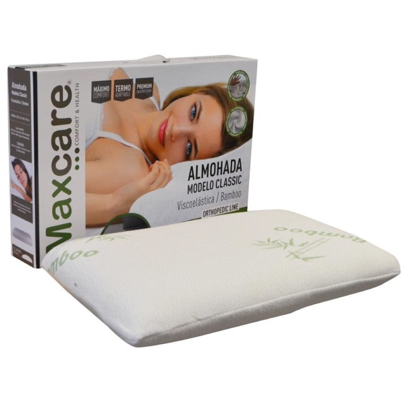ALMOHADA VISCOELASTICA MAXCARE CLASSIC ORTHOPEDIC LINE 60 X 40 X 12